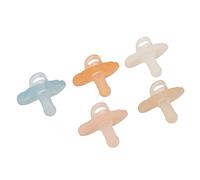 5 sucettes en silicone pour bébés Les sucettes en silicone résistantes aux morsures purifient les émotions des bébés Type 2