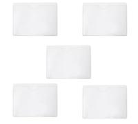 5 Support Carte Handicapé Pare Brise - Support Carte VTC - Porte Carte Mobilité Inclusion Handicapé Invalidité Adhésif Stationnement Etui - Pochettes Adhésives Transparentes (Lot de 5)