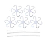 5 Supports à Plantes en Acrylique, Idéaux pour Cultiver des Plantes dans de Style Rustique.