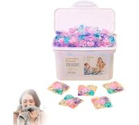 5 sur 1 Perles de Linge, buanderie de Perles de Parfum Super Nettoyage, Linge à Lavage Ultra concentré, adoucisseur Frais Pratique, Soins Doux pour la Peau et Les vêtements,1Set