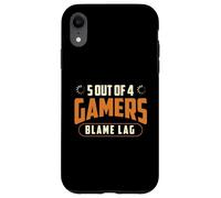 5 sur 4 Gamers Blame Lag - Jeu Amusant pour Les Joueurs Coque pour iPhone XR