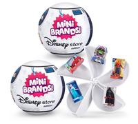 5 Surprise Disney Mini Brands by ZURU (lot de 2), édition Disney Store exclusive à Amazon, capsule mystère, véritables marques miniatures, jouets pour enfants, adolescents et adultes