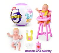 5 Surprise My Mini Baby Série 2, capsule mystère à collectionner, jouet pour filles, miniature de bébé réaliste, set de jeu et accessoires (style aléatoire) AVERTISSEMENT① Ce produit doit être utilisé