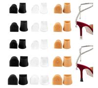 5 Tailles Femme Haut Talon Protecteurs, 15 pièces Embout Talon Aiguille, Bouchons De Talons Hauts, Femme Haut Talon Protecteurs, Embout Talon, pour Mariages, Activités Plein Air Marche Facile.