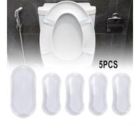 5 tampons en silicone pour siège de toilette améliorent la stabilité et minimisent le bruit avec une installation facile