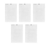 5 tapis de découpe à prise standard, remplacement de bloc de découpe adhésif pour Silhouette Cameo 1 2 3 et Explore Air Maker, tapis à grille antidérapante de 12 x 8 po en P