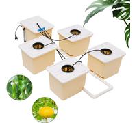 5 tasses Système hydroponique de plantes Jardin Kit de multiplication aéroponique Système d'irrigation haute production Système de nutrition 11L