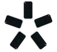 5 Télécommandes Universelles de Garage NICE 433,92 MHz 2 Canaux à Code Tournant Noir,5 x télécommandes,Noir