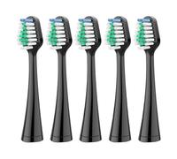 5 têtes de brosse à dents de rechange compatibles avec la série Aquasonic Duo, poils souples électriques, nettoyage efficace de la plaque dentaire(White)
