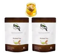 5 Thés Naturels À Base D'herbes Noires For Hommes Et Femmes - Infusion Quotidienne Avec Mûre, Riz Noir Et Sésame, 15 Unités, Sachets De 5 G(2pcs)