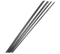 5 tiges en fibre de carbone solide de 1000 mm for avions RC, cerfs-volants, drones de bricolage et plus encore(9.0x1000mm)