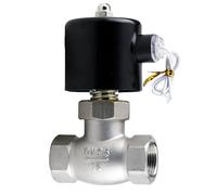 -5 To 180 C 24V 220V 1/2" 3/4" -2" BSPT Female Solenoid Valve 304 Stainless Steel Water Gas Oil(24V,DN20_-5 TO 180 C)