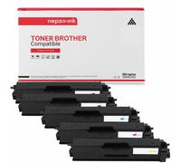 5 Toner pour Brother TN 325 Black x2 + Cyan + Magenta + Jaune BK:4000 CMY:3500 Pages avec Brother L-4140CD 4150CDN 4570CDW 4570CDWT, MFC-9460CDN 9465CDN 9560CDW 9970CDW, DCP-9055CDN 9270CDN