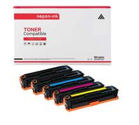 5 Toner pour CANON 055H 055HC 055HM 055HY 055HBK Multi-couleurs 7600/5900 Pages avec i-Sensys LBP 660 Series, i-Sensys LBP 662Cdw, i-Sensys LBP 663Cdw, i-Sensys LBP 664Cx, i-Sensys MF 740 Series, i-Se