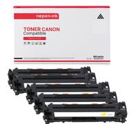 5 Toner pour CANON EP718 (CC530) (x2) + EP718 (CC531) + EP718 (CC533) + EP718 (CC532) Black x2 + Cyan + Magenta + Jaune BK:3400 CMY:2900 Pages avec Canon i-SENSYS MF 720 Series MF 720 Series MF 720 Se