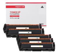 5 Toner pour HP W 2410A W2411A W2412A W2413A Black Cyan Magenta Jaune 850 Pages avec Color LaserJet Pro MFP M182n Color LaserJet Pro MFP M183fw
