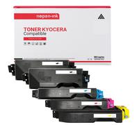 TONER TK5140K TK5140K Noir x2 + Cyan + Magenta + Jaune x 5 Compatible pour KYOCERA- Kyocera ECOSYS M 6030 cdn Kyocera ECOSYS M 6530 cdn Kyocera