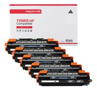 TONER Q2670A 308A (x2) + Q2671A 309A + Q2673A 309A + Q2672A 309A Q2670A 308A (x2) + Q2671A 309A + Q2 Noir x2 + Cyan + Magenta + Jaune x 5 Compatible