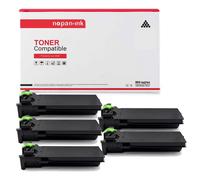 TONER AR-270 LT AR270LT Noir x 5 Compatible pour SHARP- AR 215, AR 235, AR 275, AR M236, AR M276
