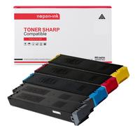 TONER MX-36GTBA MX-36GTBA (X2) + MX-36GTCA + MX-36GTMA + MX-36GTYA Noir (x2) + Cyan + Magenta + Yellow x 5 Compatible pour SHARP- Sarp MX-2610 N