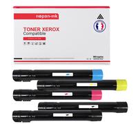 5 Toner pour XEROX 106R01569 Black x2 + Cyan + Magenta + Jaune BK:24000 CMY:17200 Pages avec Xerox Paser 7800 Xerox Paser 7800 DN Xerox Paser 7800 DNM Xerox Paser 7800 DX Xerox Paser 7800 GX Xerox Pas