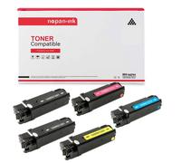 TONER 6130 106R01281 106R01278 106R01279 106R01281 Multi-couleurs x 5 Compatible pour XEROX-NOPAN-INK PHASER 6130, PHASER 6130N