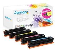5 Toners cartouches d'impressions type Jumao pour HP CE410X CE411A CE412A CE413A G