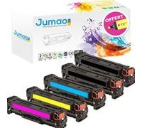 5 Toners cartouches d'impressions type Jumao pour HP CF210X CF211A CF212A CF213A
