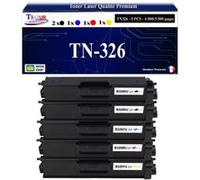 T3AZUR - 5X Toners compatibles avec Brother TN326 pour Brother DCP-L8400CDN, DCP-L8450CDW Jaune
