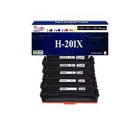 5 Toners compatibles avec HP Color LaserJet Pro MFP M277dw remplace HP CF400X CF401X CF402X CF403X 201X -