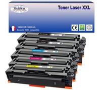 T3AZUR -5X Toners compatibles avec CF410X CF411X CF412X CF413X 410X pour HP Color Laserjet Pro M452dn M452nw