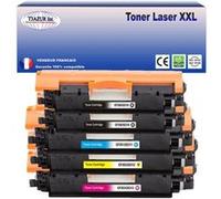 5 Toners compatibles avec HP LaserJet Pro CP1020 remplace HP CF350A CF351A CF352A CF353A 130A - T3AZUR G