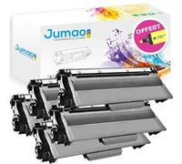 5 Toners Jumao haute capacité type TN3380 pour Brother HL-5450DN, noir 8000 p G