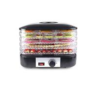 5-Tray Food Dehydrator Faster Drying for Beef Jerky Meat Fruit Dog Treats Herbs Vegetable Digital Time Temperature Control Overheat Protection Fruit Roll Sheet No BPA