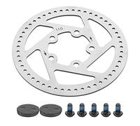 5 trous Rotor de disque de scooter électrique, 110 mm / 4,3 pouces de roue arrière disque de roue arrière du frein acier de modification du vélo en acier inoxydable avec plaquette