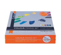 Cobra – Lot de 5 tubes de peinture à l'huile – Couleurs primaires, diluable à l'eau – 20 ml