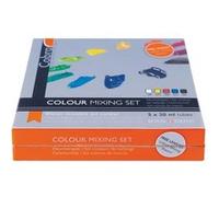 Cobra – Lot de 5 tubes de peinture à l'huile – Couleurs primaires, diluable à l'eau – 20 ml