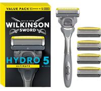 5 Ultimate Men's Razor Shock Proof Technology Hydrating Gel & Precision Blade 1 Razor Handle + 5 Blade Refills