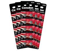 Camelion Piles jetables AG8 LR55 LR1121 391 – Pack de 10 pour appareil photo