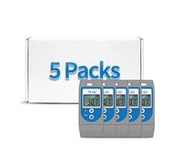 5 unités ThermElc TE-02 Enregistreurs de Température USB, PDF/CSV Auto,certificat d'étalonnage traçable,conforme à la norme 21 CFR Part 11,réutilisable pour température logger la chaîne du froid