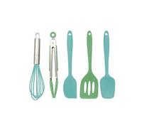 5 ustensiles de cuisine pour enfants en silicone Mini Monster ref 44737