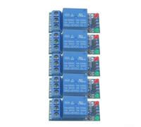 5 V 1 canal pour module de relais bouclier pour Arduino et Raspberry Pi - 5-Pack, 10A 250V AC/30V DC Control, Compatible avec AVR PIC pour
