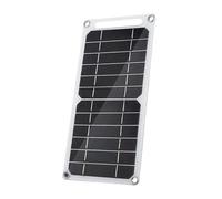 5 V Solar Panel Charger, Foldable 6 W Usb Battery Charger, Monocrystalline Silicon Build, Lightweight & Compact for Portability, Carabiner & Type-C Attachment, 11,81 x 7,09 x 0,1 pouces
