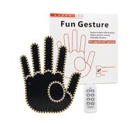 5 V Universel 7 Modèles Forme de Main Drôle Lumière Avec Voiture Route À Distance LED Geste Lumière Avertissement À Distance Panneau lumineux Avec