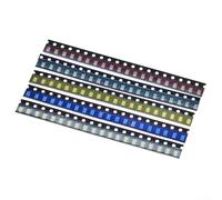 5 valeurs 100pcs 1206 pour kit d'éclairage LED SMD pour projets électroniques et remplacements
