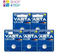 5 VARTA CR1225 PILES COIN LITHIUM 3V 48mAh SANS MERCURE EXP 2033 1BL NEUF