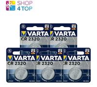 5 VARTA CR2320 PILES COIN LITHIUM 3V 135mAh SANS MERCURE EXP 2032 1BL NEUF