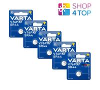 5 VARTA V76PX SR44 batteries Argent 1.55V Pil à Bouton Montre 1BL Bleu Exp 2027