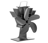 5 ventilateurs de poêle à bois silencieux et efficace pour la circulation de bûches à bois, économiseur d'air chaud, souffleur de carburant alimenté par la chaleur, non électrique pour la maison