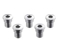 5 Vis BBB BCR-55S pour pédalier Shimano 10 vitesses Argent